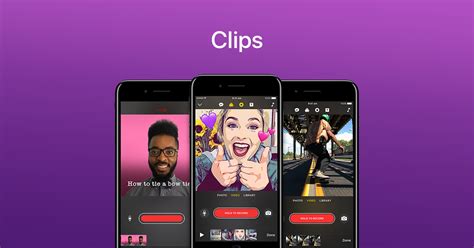 It's the white icon containing a blueish. Clips - A New Video App - Apple (AU)