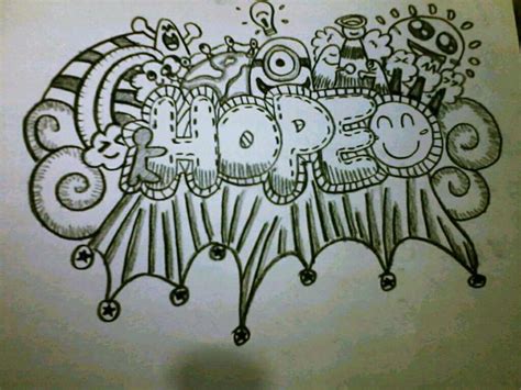 A doodle is an unfocused or unconscious drawing made while a person's attention is otherwise occupied. HOPE simple doodle by ShyLencer on DeviantArt