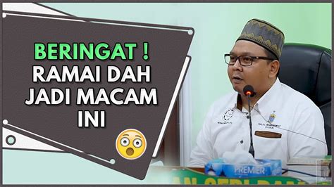 Menurutnya lagi, memang susah nak senang ni. Bukan Senang Nak Istiqomah 😥 | Ustaz Mohd Lukmanul Hakim ...