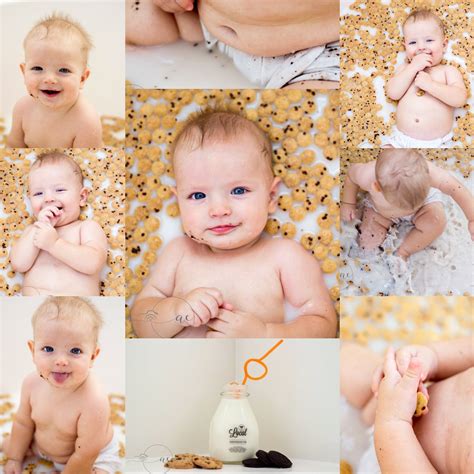 A 'top and tail' bath is when you use cotton wool and warm water for your baby's eyes and face, and a washcloth for your baby's hands and bottom. Milk and cookies 6 month milk bath session # ...