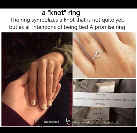 The average length of a marriage is 40 years. The knot promise ring | Cute promise rings, Knot ring ...