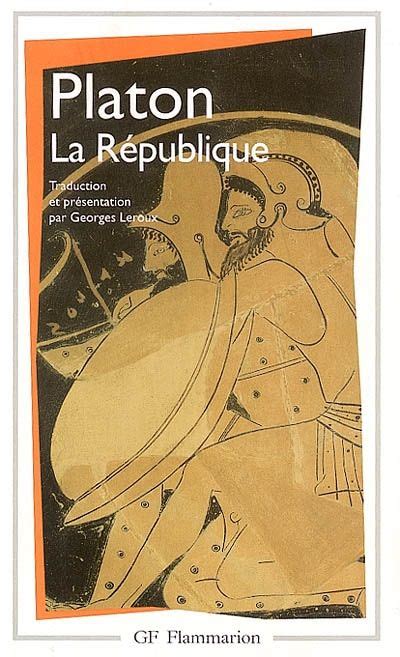 GF Philosophie - La République - Flammarion editions | Platon ...