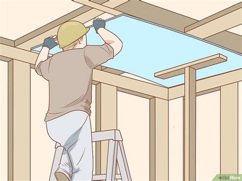To determine how much material is required, calculate the surface area of the ceiling by multiplying the length to install ceiling drywall, start in a corner and install the first piece of drywall across the ceiling joists. Install Ceiling Drywall | Drywall, Drywall installation