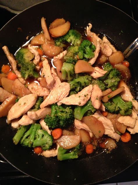 Instead of dipping my vegetables, like at the teppanyaki restaurant, i. healthy chicken teriyaki stir-fry & a clean version of ...