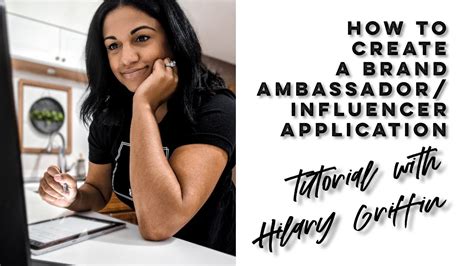 Position (s) you're interested in (please check all that apply) brand ambassador. HOW TO CREATE A BRAND AMBASSADOR/INFLUENCER APPLICATION ...