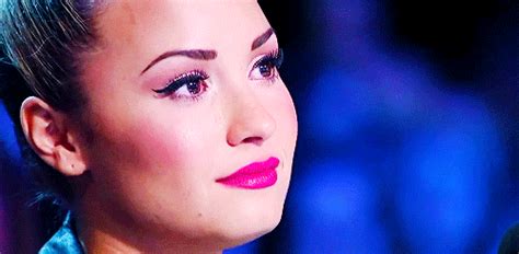 When i'm super bored, i sometimes make gif animations. demi lovato x factor gif | WiffleGif