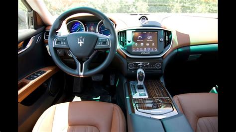 A bmw 330e is a better steer, cheaper to buy and run by half, and offers more practicality than the ghibli. 2014 Maserati Ghibli : Interior - YouTube