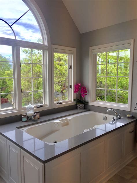 Maybe you would like to learn more about one of these? Pebble Caesarstone tub surround | Bathrooms remodel, New ...