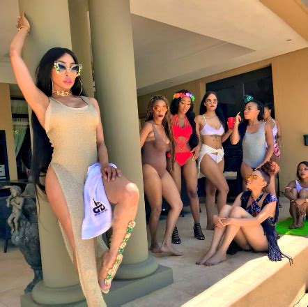 And in case you didn't get her from all angles, she posted another snap showing off her tiny… Khanyi Mbau Throws Shade At Video Vixens: Twitter Reacts ...