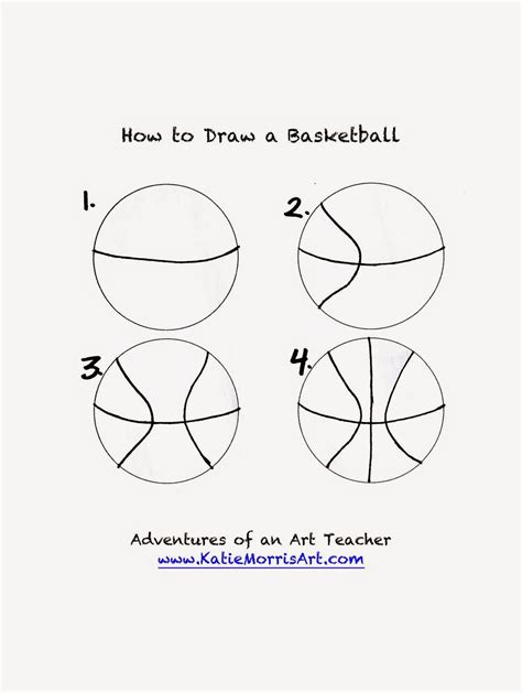 Drawing the basketball game is a fun way to introduce this common sport to younger audiences and encourage creative thinking. Adventures of an Art Teacher: How to Draw- Sports