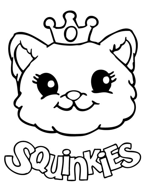 Aside from tinkering with colors, coloring pages could be used as valuable coloring textbooks for children to do due diligence or complete their due diligence. Free Printable Squinkies Coloring Pages | H & M Coloring ...