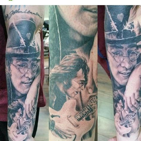 One of the greatest figures in popular music during the '60s, followed by a highly adventurous and eclectic solo career. This is my awesome John Lennon tattoo by the awesome Rory ...