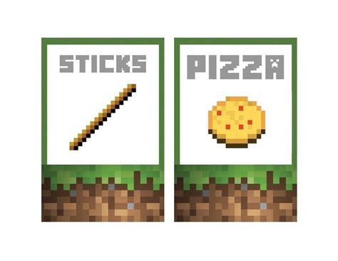 This mod will make it so that all of your favorite characters, items, and even textures will be able to be added into minecraft from this point forward. Lots Of Printables!! Minecraft Food Labels | Tanner's ...