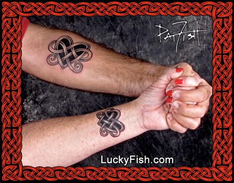 If the image and the meaning of the celtic trinity knot resonate with you, here are some gorgeous tattoos that might inspire your next (or first!) ink session. 'The Tie That Binds' Celtic Knot Tattoos by Pat Fish ...