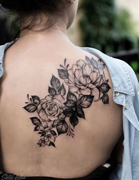 Front shoulder tattoos will cover sleeves if you want. 26 Awesome Floral Shoulder Tattoo Design Ideas For Woman ...