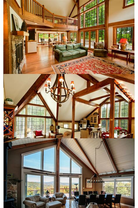 Large lounge and family area. Post and Beam Projects | Pole barn homes, Yankee barn homes, Barn house