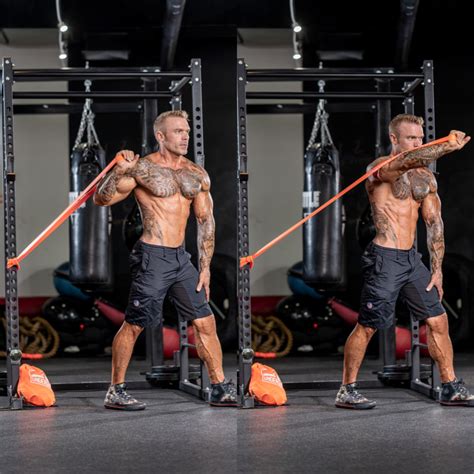 Resistance bands might not seem like much of a challenge at first. Resistance Bands Chest Workout with Training Expert James ...