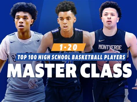 Prep hoops prospect rankings have been compiled by our staff with input from high school, club and college coaches from across. Basketball Recruiting - Master Class: Top 100 high school ...