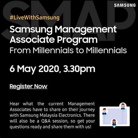 If you're interested in working at maxis, understanding when they have opened up applications for their graduate programs, graduate jobs and internships is helpful knowledge to have so you know when you might. Samsung Management Associate Programme (SMAP)