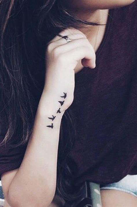 The area is a pretty painful place to get inked, but you can get a lot of inspiring tattoos there. Chenoa Flying Bird Sparrow Silhouette Temporary Tattoo ...