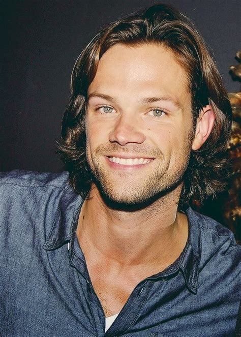 The curl of his nose, his low browbone, how his high cheekbones contrast with his heavy jaw to make his profile so strikingly angular, and don't even get me started on his. Embedded | Jared padalecki, Jared padalecki supernatural ...