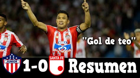 Atletico junior head into their fixture with santa fe knowing that victory could earn them a place in the last 16 of the copa libertadores. Junior vs Santa Fe 1-0 | Resumen y Gol | Semifinal (Vuelta ...