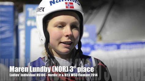 Let us jump in vikersund during raw air next year. Maren Lundby (NOR) - 3rd place Individual HS106 Ladies ...