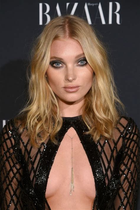 I like healthy food and prefer that anyways, but if. Elsa Hosk At Harper's Bazaar Celebrates "ICONS By Carine ...