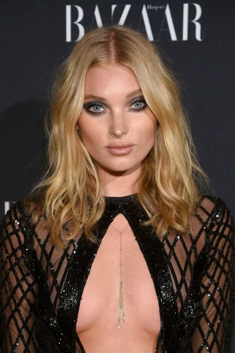 The swedish victoria's secret angel elsa hosk is the new face of biotherm, and on that occasion the beautiful model visited denmark. Elsa Hosk At Harper's Bazaar Celebrates "ICONS By Carine Roitfeld" in NYC - Celebzz - Celebzz