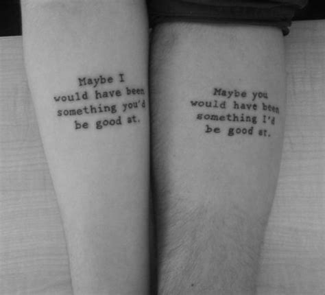 Matching bios for couples matching couple bios matching instagram names for couple cute couple matching names for insta. Placement and font | Lyric tattoos, Infinity tattoos, Tattoos