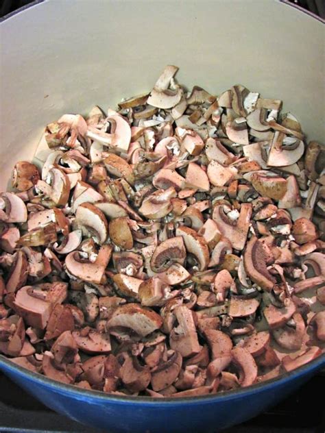 I stir in generous spoonfuls of. Mushroom Bisque with Brie ~ creamy mushroom soup ~ A Gouda ...