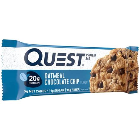 Contains less than 2% of the following: Quest Protein Bar Oatmeal Chocolate Chip | Hy-Vee Aisles ...