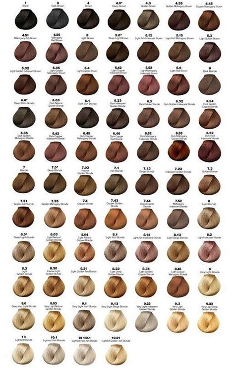 If you use hair dye to be well ventilated. Majirel chart | Honey brown hair color, Blonde hair color ...