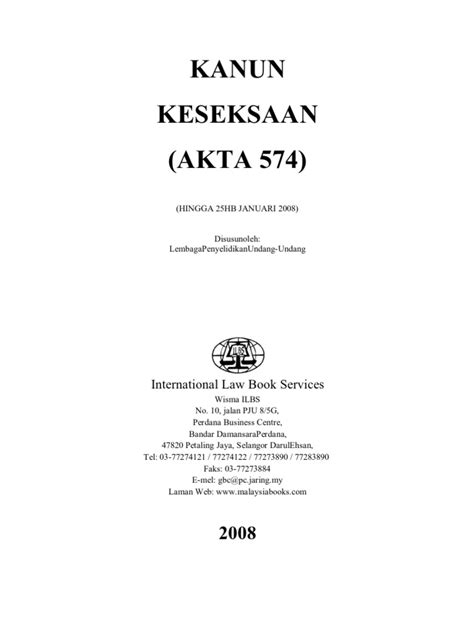 Kanun keseksaan (akta 574) (hingga 10hb oktober 2002) /. Kanun Keseksaan Akta 574