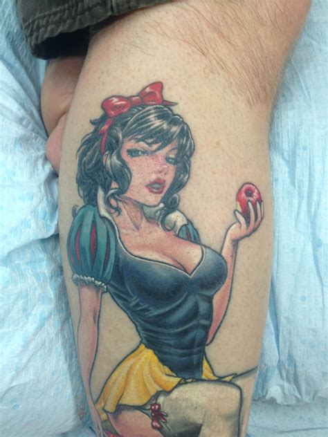 .alice in wonderland tattoo bambi tattoo disney tattoo ariel tattoo disney tattoos snow white tattoo cinderella tattoo beauty and the beast tattoo poison apple tattoo lauren winzer dinah tattoo. My Snow White; Chris Black, EyeCandy Tattoo, New Orleans ...