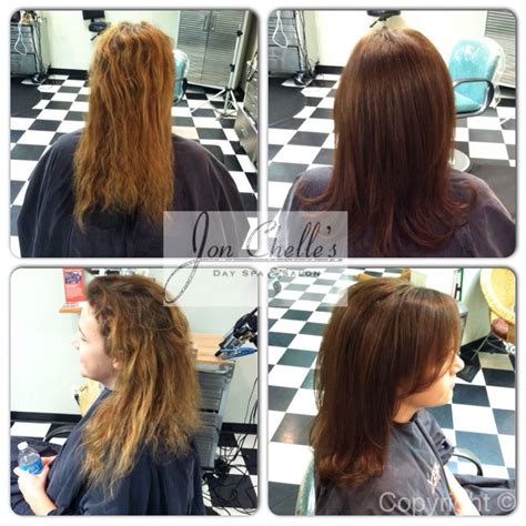 Let it be known that layers aren't one slice or snip fits all. All over warm brown color with a long layered haircut by ...