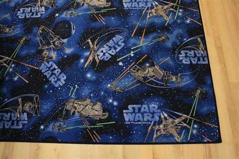 Star wars star wars the story began in 1977 with the film war of the stars, by the producer and director george lucas. Kinder Teppich Spielteppich Star Wars blau 200x150 cm ...