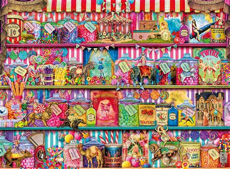 Ravensburger Aimee Stewart The Sweet Shop 500 Piece Puzzle - The Puzzle Collections