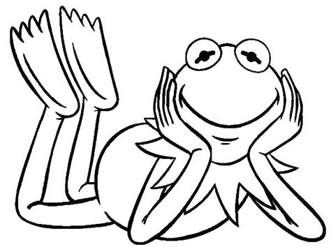 Free printable muppet babies coloring pages. Kermit The Frog Coloring Page at GetDrawings | Free download