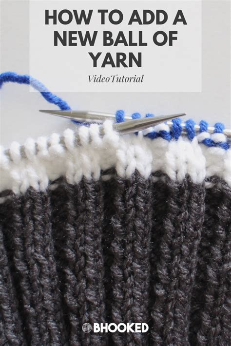 Almost all projects will require joining a new skein of yarn, either because you run out of yarn and want to place your working yarn behind the needle and hold it with your left index finger. How to Add a New Ball of Yarn When Knitting | Knitting ...