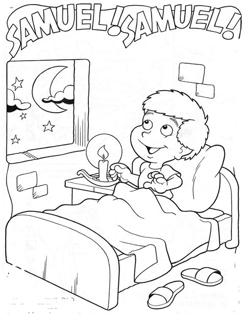 Download free coloring pages (120mb zip file, google drive). Samuel Coloring Pages | Bible crafts sunday school, Sunday ...