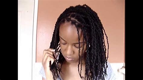 Split hair into two pieces. *42*African Threading on Natural Hair (Alternative to ...
