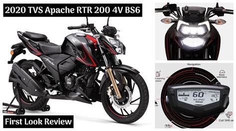 There are 5 new apache models on offer with price starting from rs. 2020 TVS Apache RTR 200 4V BS6 First Look Review - The ...