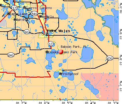 1404 n crooked lake drive, lake wales, fl 33827. Babson Park, Florida (FL 33827) profile: population, maps ...