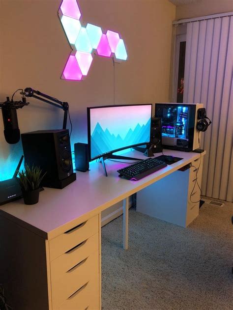 When my boyfriend moved in, he brought a giant corner desk. Reddit - battlestations - Upgrading my PC turned into upgrade all the things. | Diy computer ...