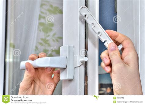 There are lots of reasons for this, and some of them are pretty serious. Mounting Opening Restrictor For PVC Window, Close-up ...