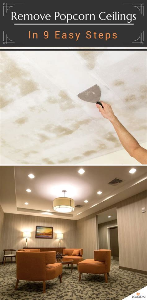 Removing popcorn ceiling creates a considerable amount of waste; Remove Popcorn Ceiling in 9 Easy Steps | Removing popcorn ...