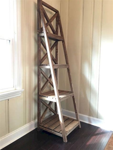 Ladders are very helpful around the house, especially when you want to but sometimes, these ladders can be used as a different thing such as a bookcase or bookshelf. 40 Classic Ladder Shelf for Farmhouse Master Bathroom ...