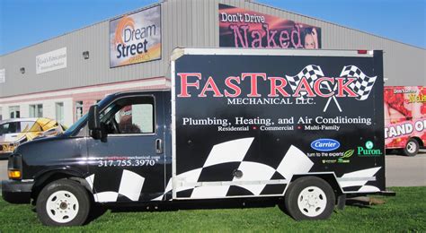 As indianapolis heating and air conditioning company, basset services inc offers the best hvac services in their region. FasTrack Mechanical LLC / by Dream Street Graphics / box ...