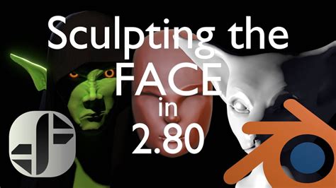 Sculpting a basic face in Blender 2.8 | Beginner Sculpting ...